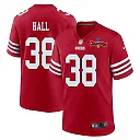 Zennovawear Kemon Hall 38 San Francisco 49ers NFC Champions Patch Game Men Jersey - Scarlet