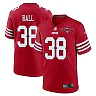 Zennovawear Kemon Hall 38 San Francisco 49ers NFC Champions Patch Game Men Jersey - Scarlet