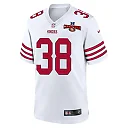 Zennovawear Kemon Hall 38 San Francisco 49ers NFC Champions Patch Game Men Jersey - White