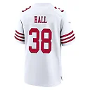 Zennovawear Kemon Hall 38 San Francisco 49ers NFC Champions Patch Game Men Jersey - White