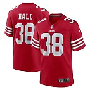 Zennovawear Kemon Hall 38 San Francisco 49ers Team Game Men Jersey - Scarlet
