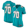 Zennovawear Kendall Lamm 70 Miami Dolphins Women Home Game Jersey - Aqua