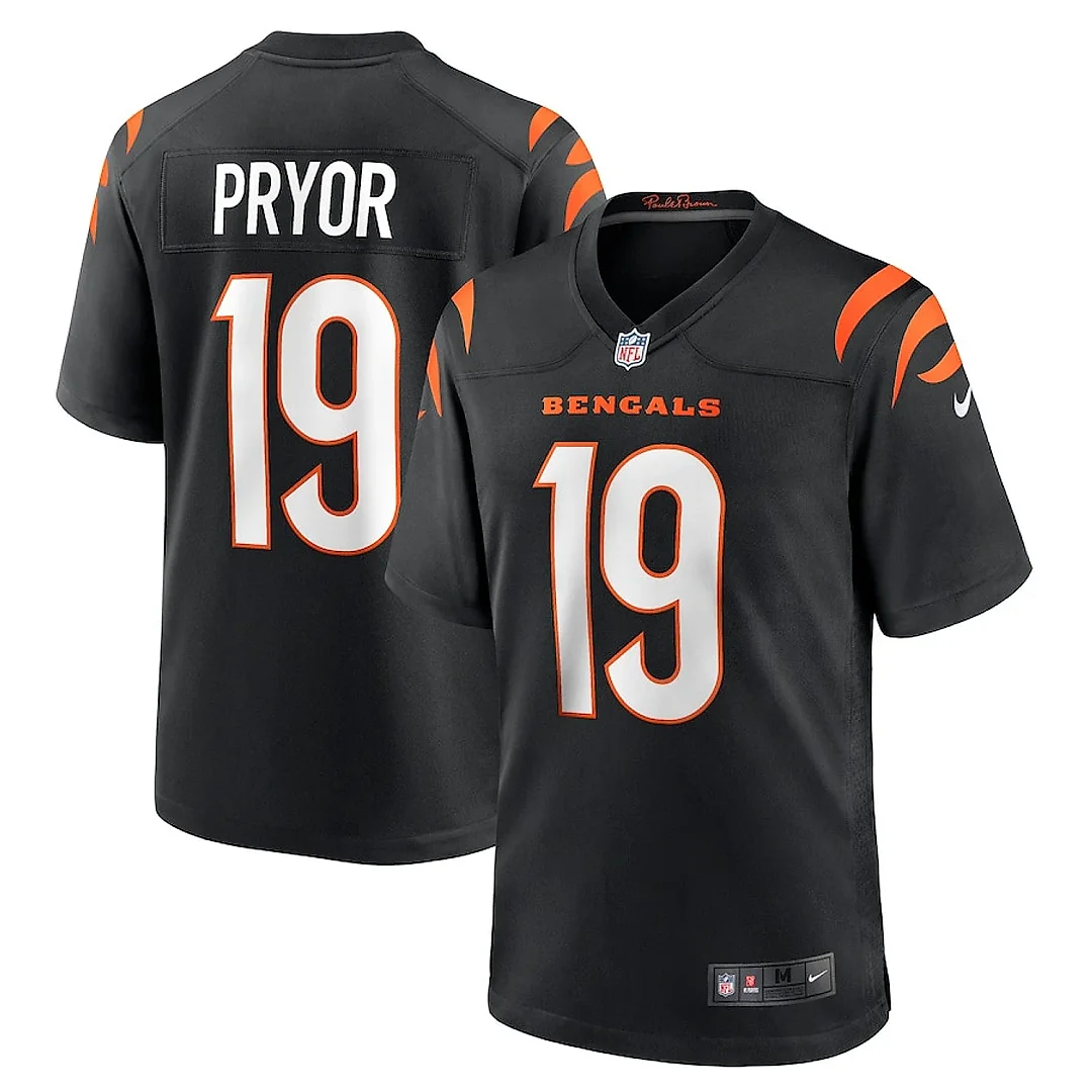 Zennovawear Kendric Pryor 19 Cincinnati Bengals Game Men Jersey - Black