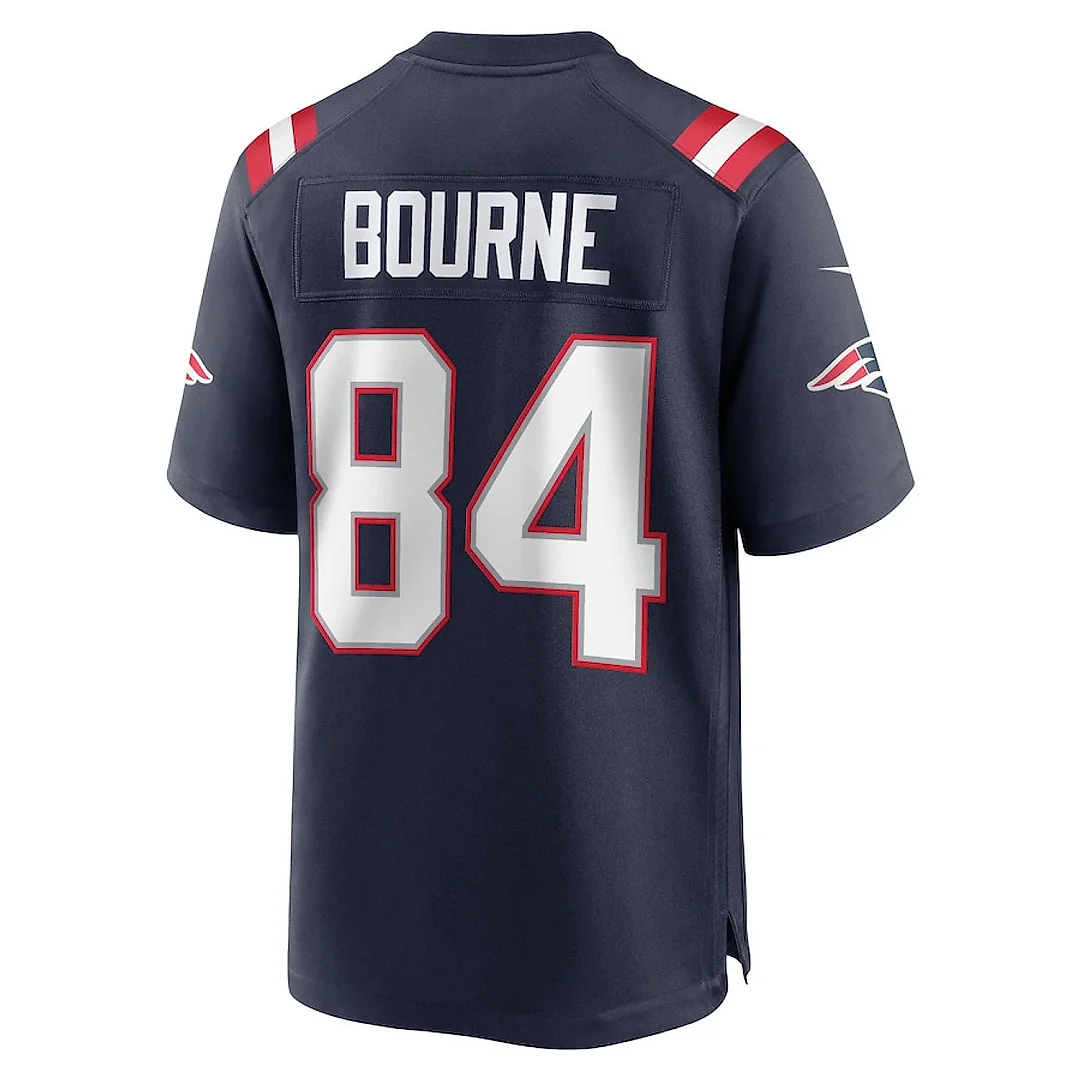 Zennovawear Kendrick Bourne 84 New England Patriots Men Game Jersey - Navy