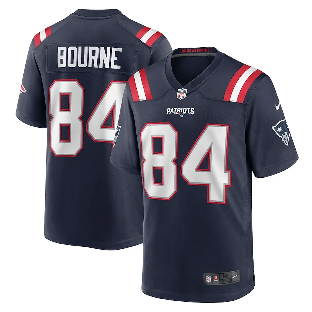 Zennovawear Kendrick Bourne 84 New England Patriots Men Game Jersey - Navy