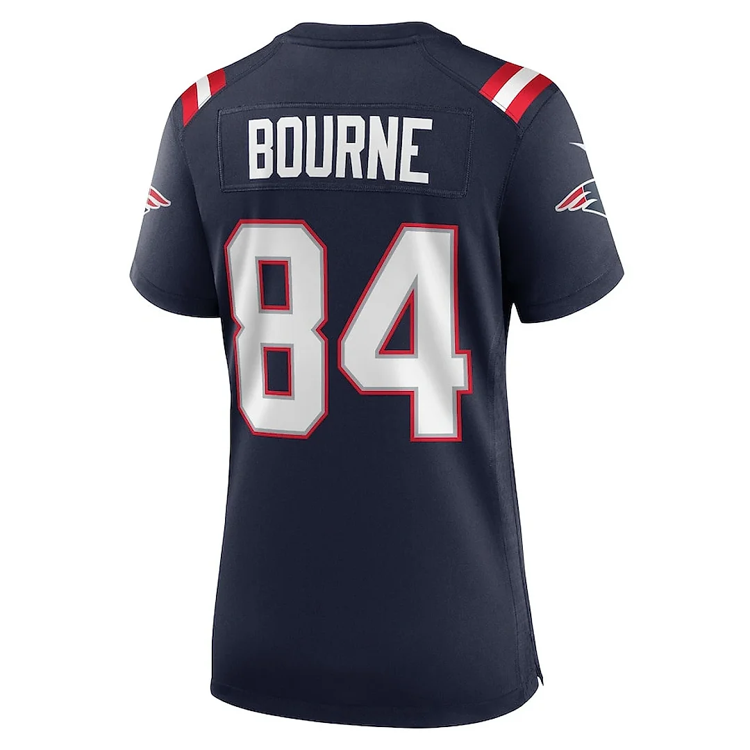 Zennovawear Kendrick Bourne 84 New England Patriots Women Game Jersey - Navy