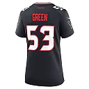 Zennovawear Kendrick Green 53 Houston Texans Women's Team Game Jersey - Navy