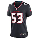 Zennovawear Kendrick Green 53 Houston Texans Women's Team Game Jersey - Navy