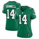 Zennovawear Kenneth Gainwell 14 Philadelphia Eagles Women's Alternate Game Jersey - Kelly Green