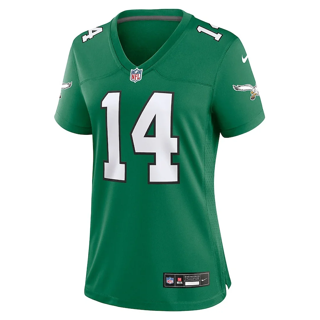 Zennovawear Kenneth Gainwell 14 Philadelphia Eagles Women's Alternate Game Jersey - Kelly Green