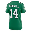 Zennovawear Kenneth Gainwell 14 Philadelphia Eagles Women's Alternate Game Jersey - Kelly Green