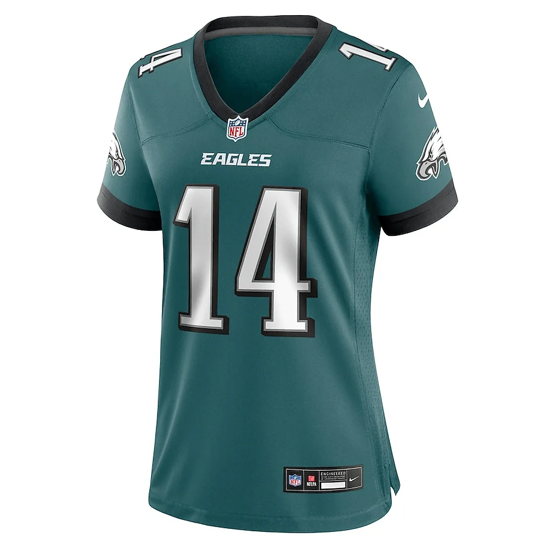Zennovawear Kenneth Gainwell 14 Philadelphia Eagles Women's Team Game Jersey - Midnight Green