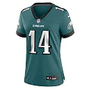 Zennovawear Kenneth Gainwell 14 Philadelphia Eagles Women's Team Game Jersey - Midnight Green