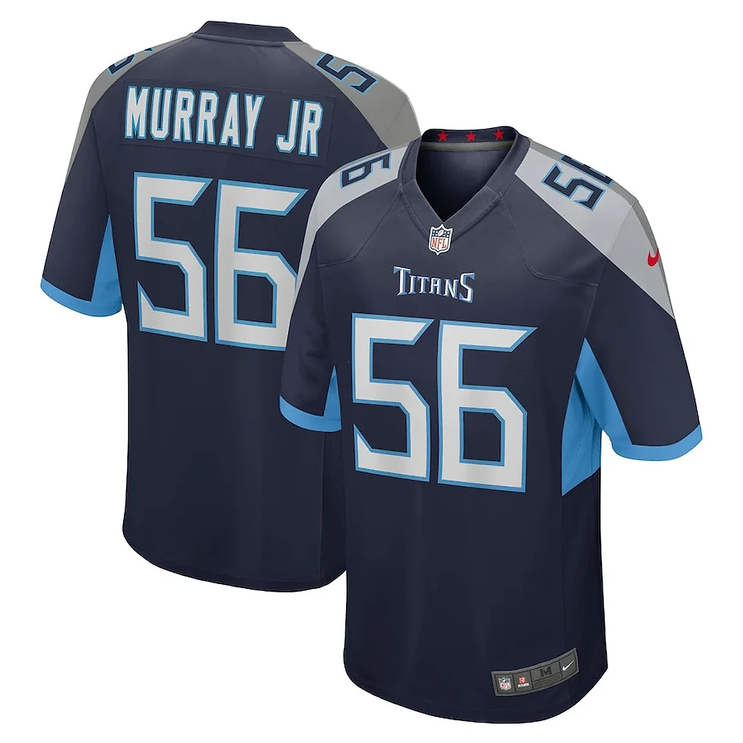 Zennovawear Kenneth Murray Jr. 56 Tennessee Titans Game Men Jersey - Navy