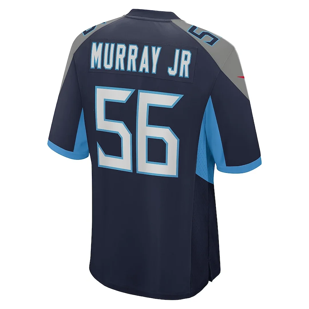 Zennovawear Kenneth Murray Jr. 56 Tennessee Titans Game Men Jersey - Navy