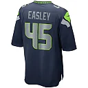 Zennovawear Kenny Easley 45 Seattle Seahawks Men Game Retired Jersey - College Navy