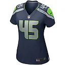Zennovawear Kenny Easley 45 Seattle Seahawks Women Game Retired Jersey - College Navy