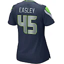 Zennovawear Kenny Easley 45 Seattle Seahawks Women Game Retired Jersey - College Navy