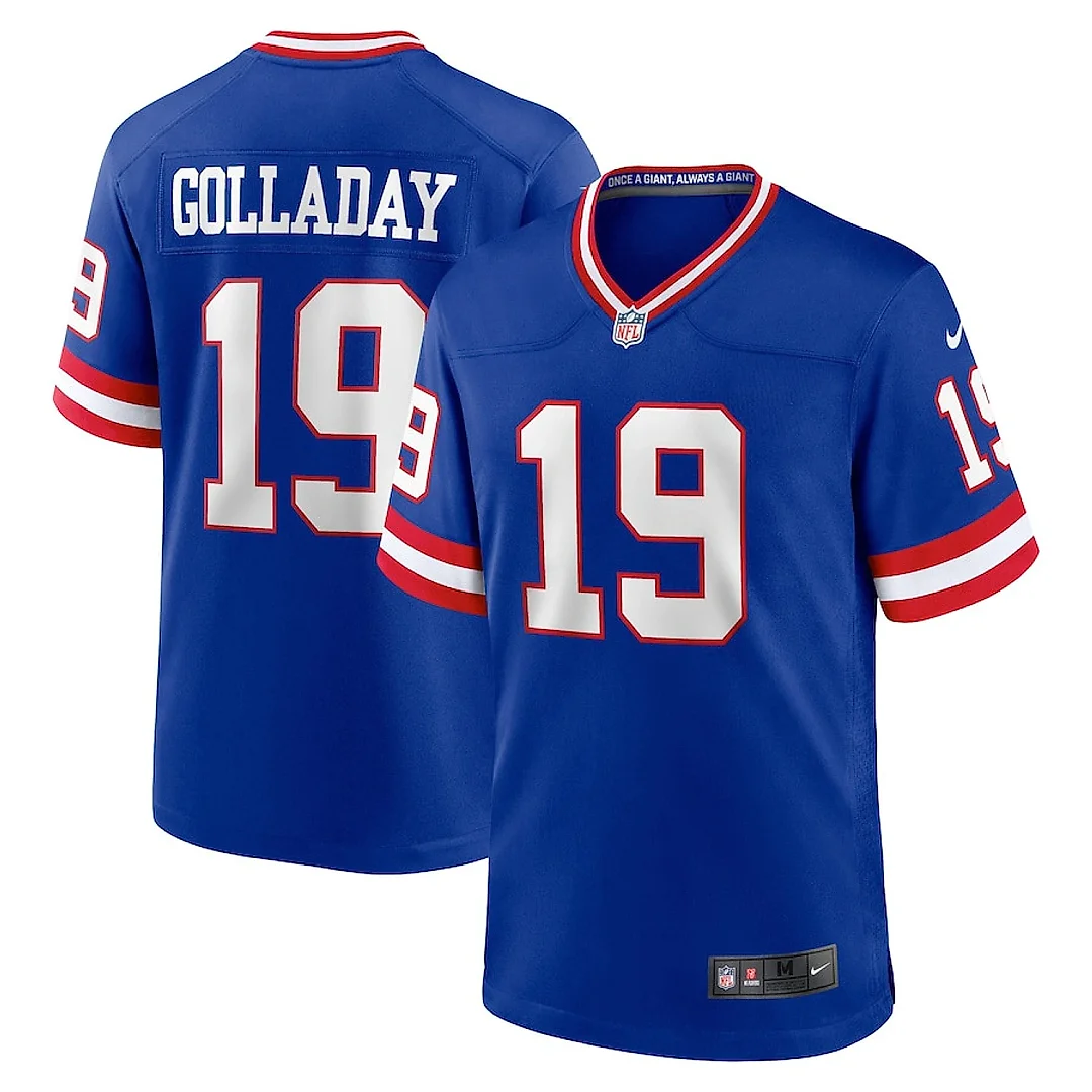 Zennovawear Kenny Golladay 19 New York Giants Men Classic Game Jersey - Royal