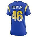 Zennovawear Kenny Logan Jr. 46 Los Angeles Rams Women's Game Jersey - Royal