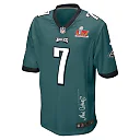 Zennovawear Kenny Pickett 7 Philadelphia Eagles Super Bowl LIX 'New Orleans - The Ultimate Showdown' EMBROIDERED Game Men Jersey - Midnight Green