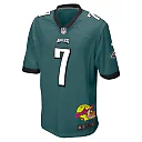 Zennovawear Kenny Pickett 7 Philadelphia Eagles Super Bowl LIX New Orleans Patch Game Men Jersey - Midnight Green