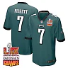 Zennovawear Kenny Pickett 7 Philadelphia Eagles Super Bowl LIX Champions Patch Game Men Jersey - Midnight Green