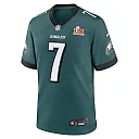 Zennovawear Kenny Pickett 7 Philadelphia Eagles Super Bowl LIX Jersey - Men's - Midnight Green