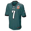 Zennovawear Kenny Pickett 7 Philadelphia Eagles Super Bowl LIX Champions Patch Game Men Jersey - Midnight Green