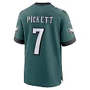 Zennovawear Kenny Pickett 7 Philadelphia Eagles Super Bowl LIX Jersey - Men's - Midnight Green