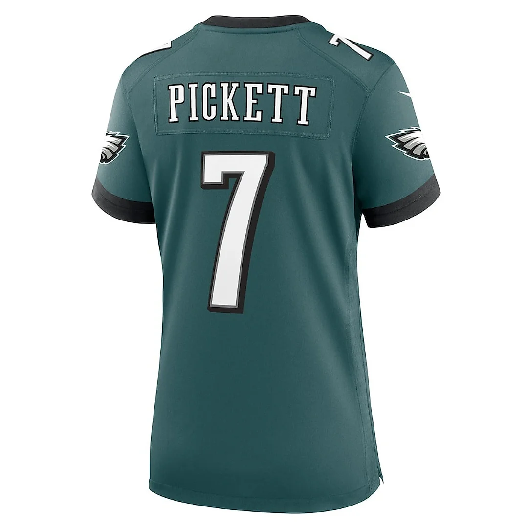 Zennovawear Kenny Pickett 7 Philadelphia Eagles Women's Team Game Jersey - Midnight Green