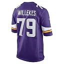 Zennovawear Kenny Willekes 79 Minnesota Vikings Men Game Jersey - Purple