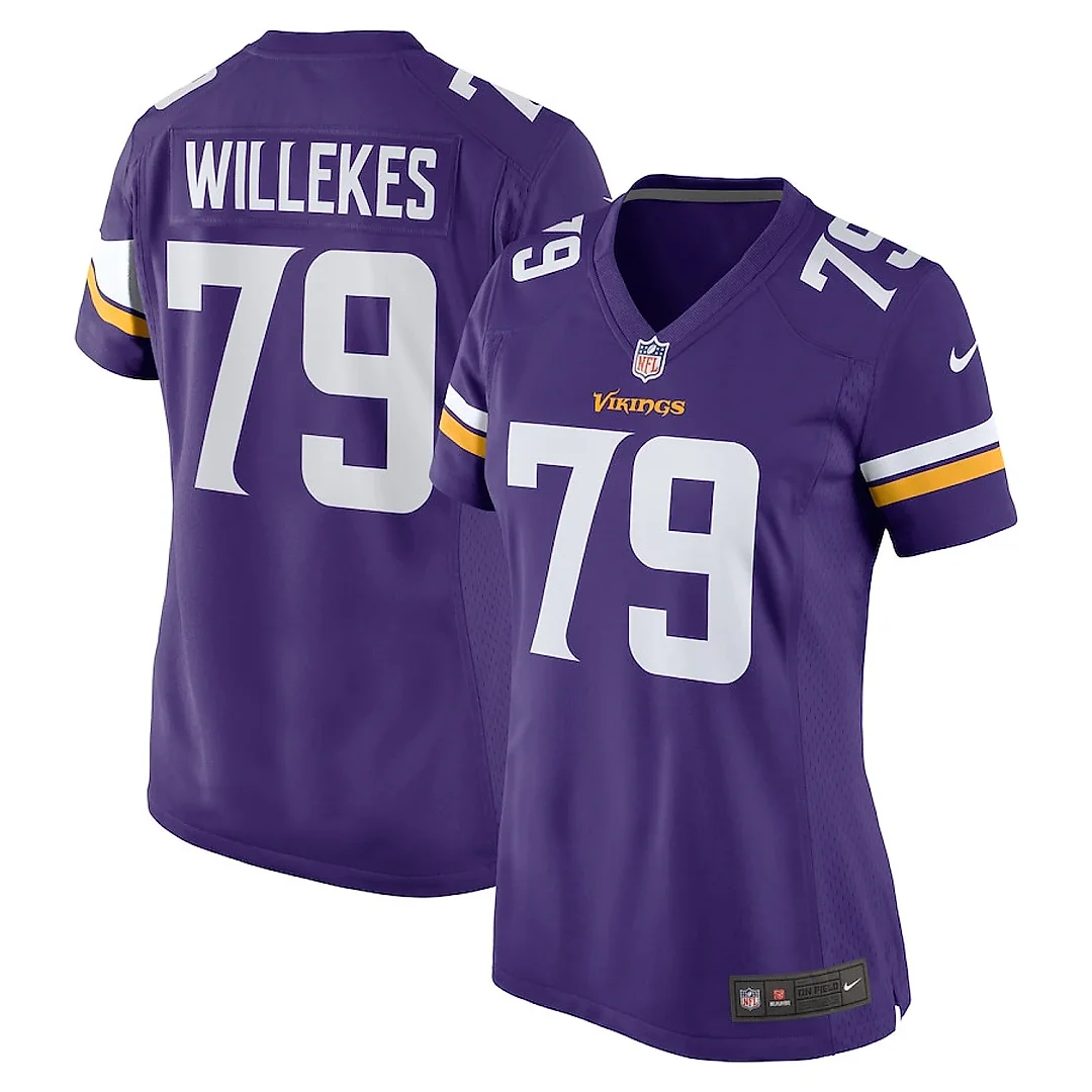 Zennovawear Kenny Willekes 79 Minnesota Vikings Women Game Jersey - Purple