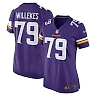 Zennovawear Kenny Willekes 79 Minnesota Vikings Women Game Jersey - Purple