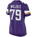Zennovawear Kenny Willekes 79 Minnesota Vikings Women Game Jersey - Purple