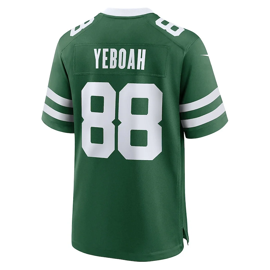 Zennovawear Kenny Yeboah 88 New York Jets Team Game Men Jersey - Legacy Green