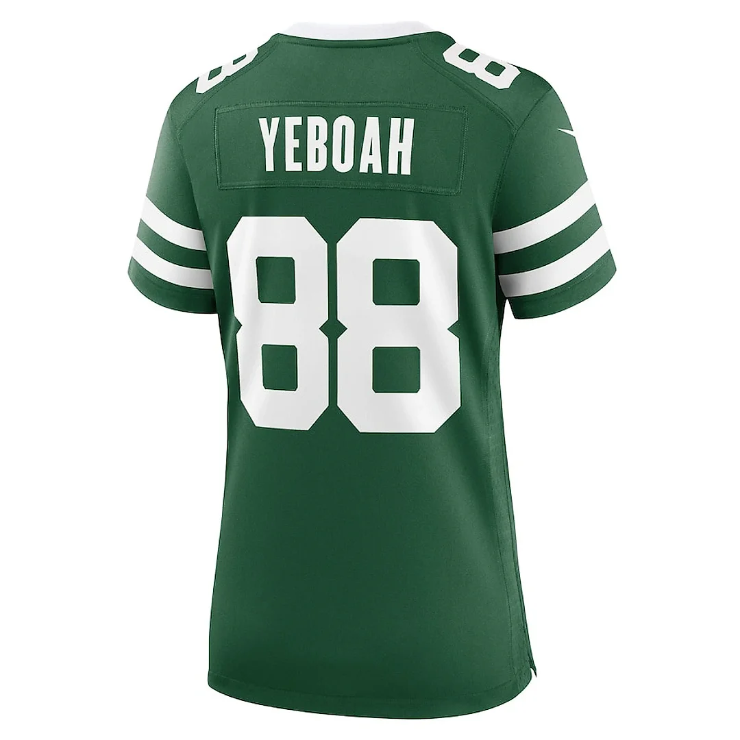 Zennovawear Kenny Yeboah 88 New York Jets Women's Team Game Jersey - Legacy Green