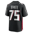 Zennovawear Kentavius Street 75 Atlanta Falcons Game Men Jersey - Black