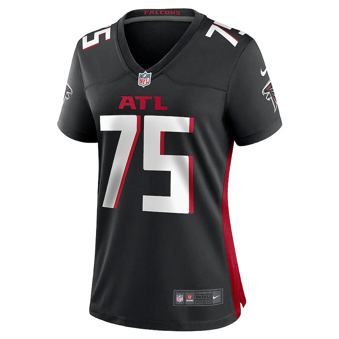 Zennovawear Kentavius Street 75 Atlanta Falcons Game Women Jersey - Black
