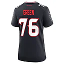 Zennovawear Kenyon Green 76 Houston Texans Women's Team Game Jersey - Navy