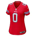 Zennovawear Keon Coleman 0 Buffalo Bills Women's Alternate Game Jersey - Red
