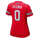 Zennovawear Keon Coleman 0 Buffalo Bills Women's Alternate Game Jersey - Red