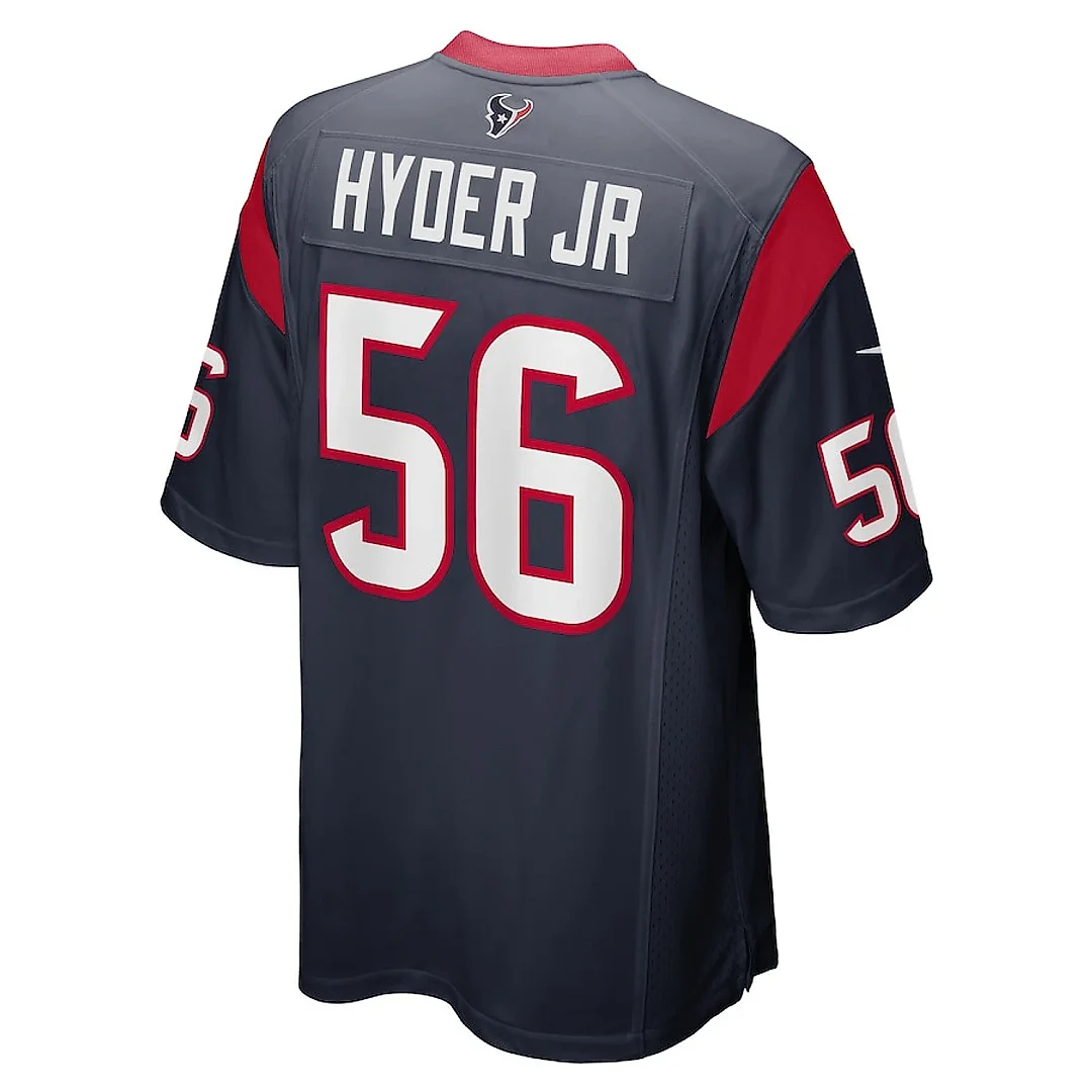 Zennovawear Kerry Hyder Jr. 56 Houston Texans Game Men Jersey - Navy