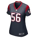 Zennovawear Kerry Hyder Jr. 56 Houston Texans Game Women Jersey - Navy