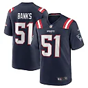 Zennovawear Keshawn Banks 51 New England Patriots Game Men Jersey - Navy