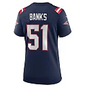 Zennovawear Keshawn Banks 51 New England Patriots Women's Game Jersey - Navy