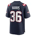 Zennovawear Kevin Harris 36 New England Patriots Game Men Jersey - Navy