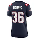 Zennovawear Kevin Harris 36 New England Patriots Women Game Jersey - Navy