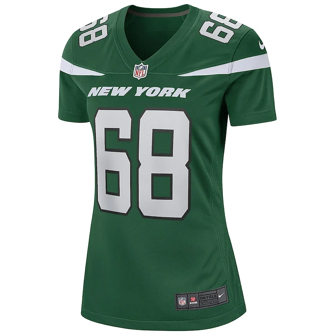 Zennovawear Kevin Mawae 68 New York Jets Women Game Retired Jersey - Gotham Green