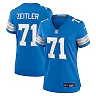 Zennovawear Kevin Zeitler 71 Detroit Lions Women's Game Jersey - Blue